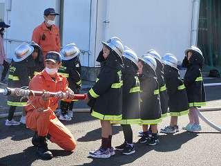 幼年消防にいきました！